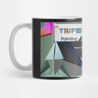 Triforce Painting Solutions Advertising residential business banner Mug